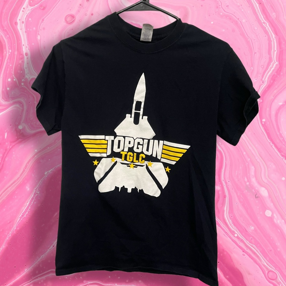 Top Gun TGLL Jet Graphic T-Shirt | Gildan | Size Small
